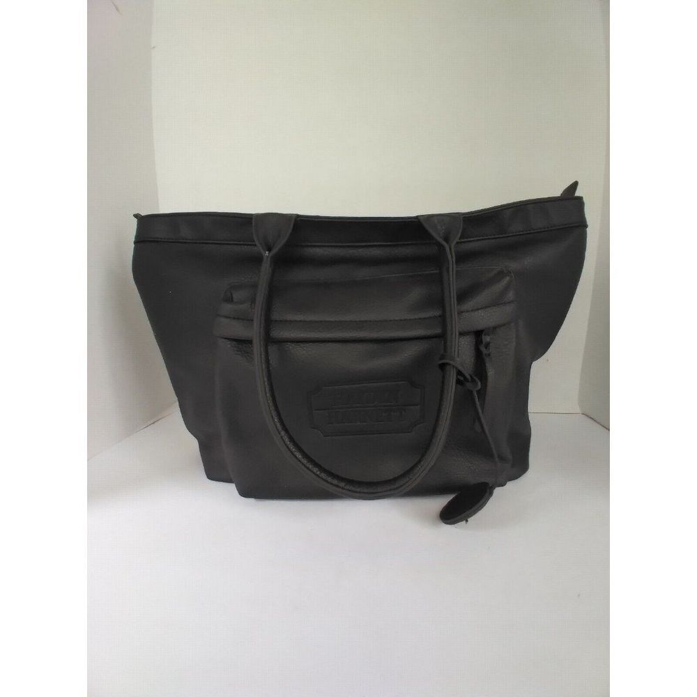 Hunter‎ Original Black Leather Tote Bag Waterproof Large Shoulder Handbag